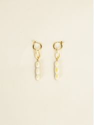 Quille hoop earrings