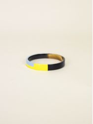 Yellow blue Côte bracelet