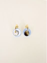 Blue Tulle earrings