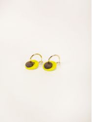 Yellow Tulle earrings