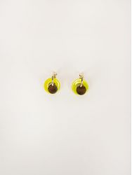 Yellow Tulle earrings