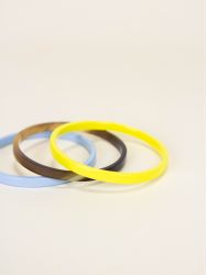 Yellow blue Sureau bracelets