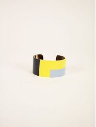 Yellow blue Fendoir bracelet