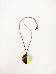 Yellow blue Arceau pendant