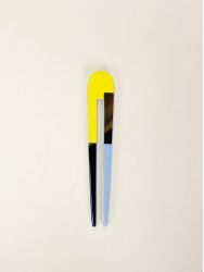 Yellow blue Ronce hairpin