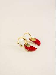 Red Grelot earrings