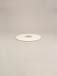 Dessous de plat Centaure laiton en marbre blanc