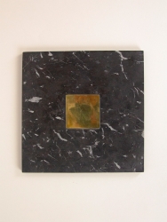 Dessous de plat Cygnus en marbre noir