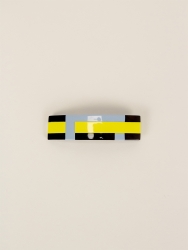 Barrette Ronce jaune et bleue