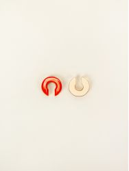 Lot de 2 earcuffs Capsule bicolore