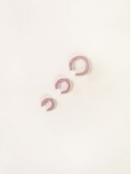 Lot de 3 earcuffs Bobine rose